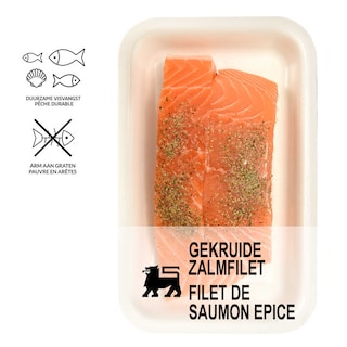 Delhaize | Gekruide zalmfilets 