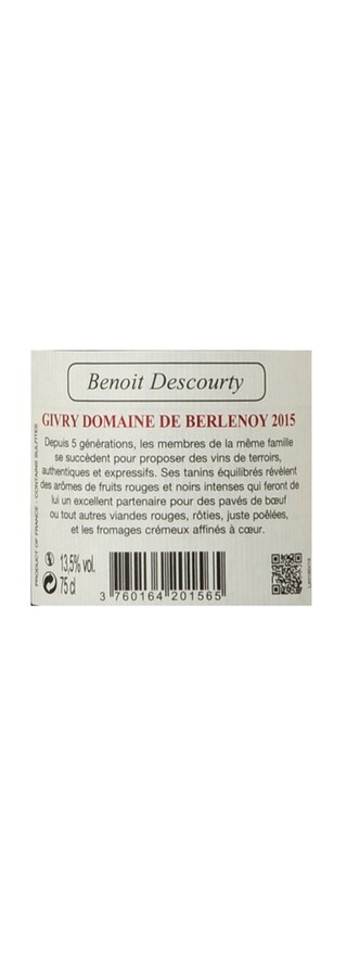 France - Frankrijk | Bourgogne - Côte Chalonnaise | Givry 2015 Rouge 