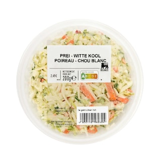 Delhaize | Salade | Prei | Witte kool 