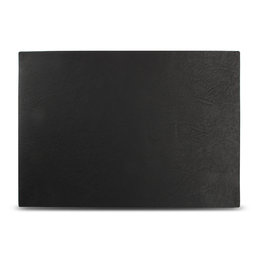 Set de table | cuir noir | 43x30cm