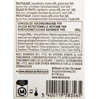 Delhaize | Ananas | kiwi | raisin 