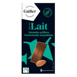 Galler | Chocolat au Lait | Amandes Grillées | FT 