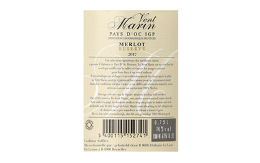 France - Frankrijk | Midi de la France - Oc IGP | Vent Marin Merlot Reserve Rood 