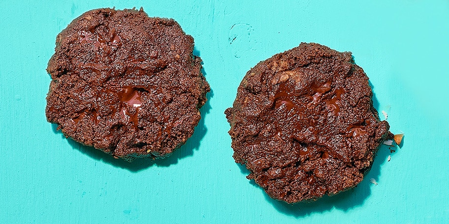 Vegan chocoladecookies