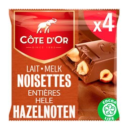 Chocolat | Lait | Noisettes | Barres