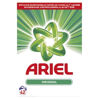 Ariel | Poudre à lessiver | Original | 2,73 kg | 42 DS 
