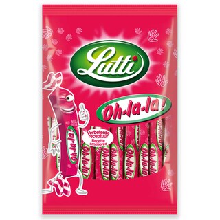 Lutti | Oh-La-La! | Snoepjes | Stokjes | Aardbei 