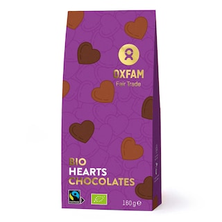 Oxfam Fair Trade | Chocolat | coeurs fourrés | bio | ft 