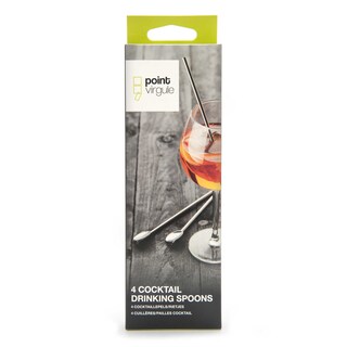 Point Virgule | Cocktail Lepels-Rietjes | inox 