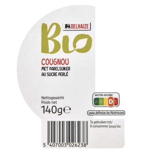Delhaize | Bio | Cougnou | Sucre | Bio 