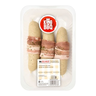 Delhaize | Boudin de volaille avec lard 