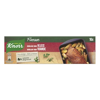 Knorr | Finesse | Bouillon | Finesse | Vlees | Vetarm 16 x 10 gr