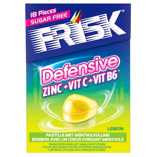 Frisk | Snoepjes | Citroen | Vitamine b12&b6 | Zinc 