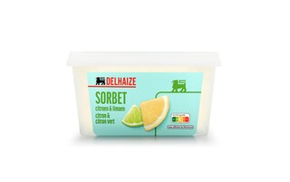 Delhaize | Sorbet | Citroen | Limoen 1 l