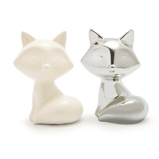 Delhaize | Renard en céramique | 10.7x9x13cm 