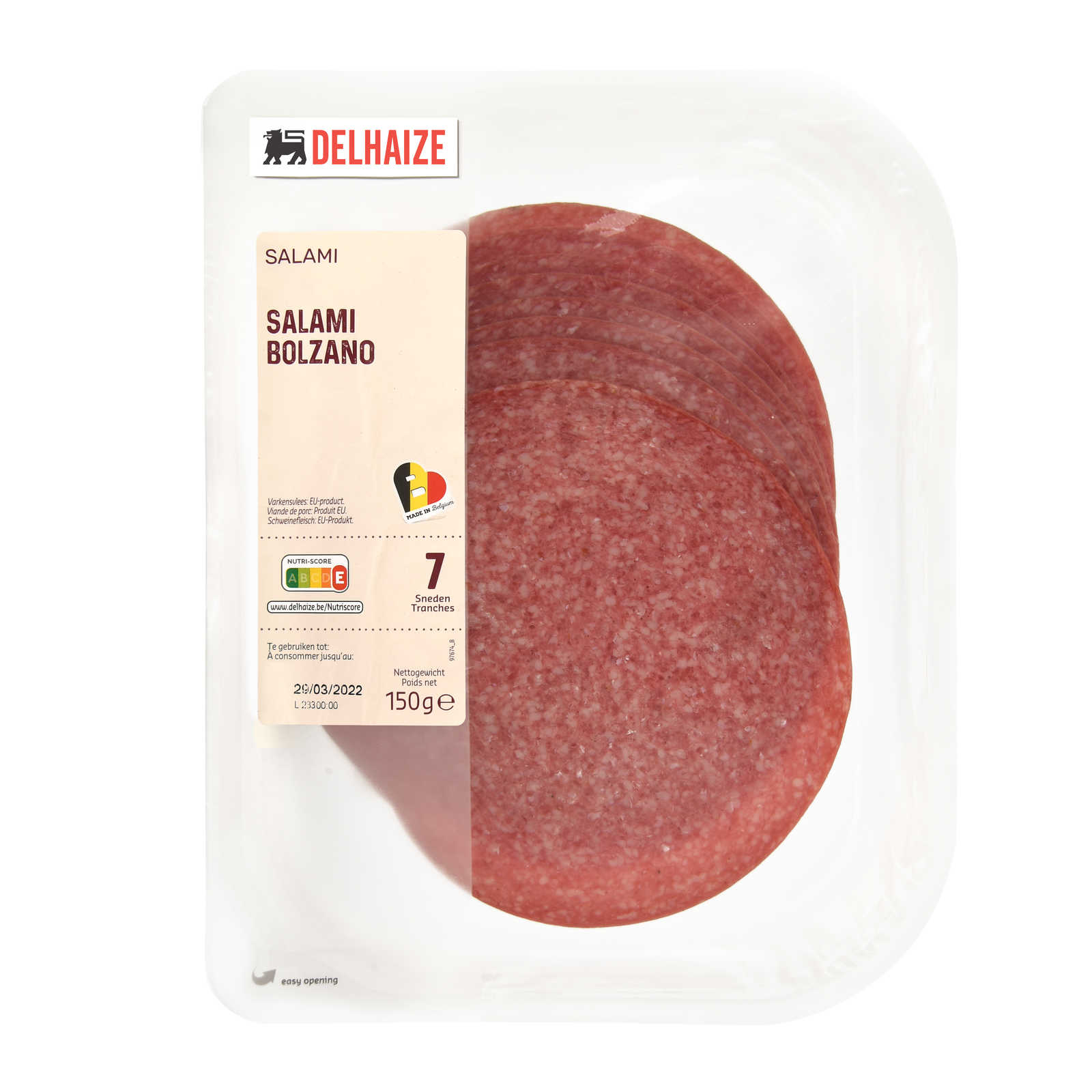 Delhaize Salami Bolzano 150 gr Delhaize