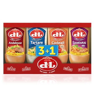 Devos & Lemmens | Sauces | Squeeze | 3+1 gratuit 