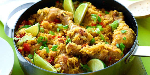 Pilaf au poulet Caraïbes