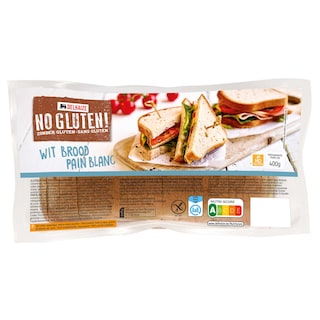 Delhaize | No gluten! | Pain | Blanc | Sans gluten 