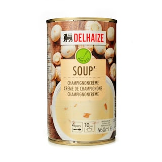 Delhaize | Soupe | Crème | Champignon 