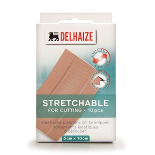 Delhaize | Pleisters | Stretchable | 10cm x 6cm 