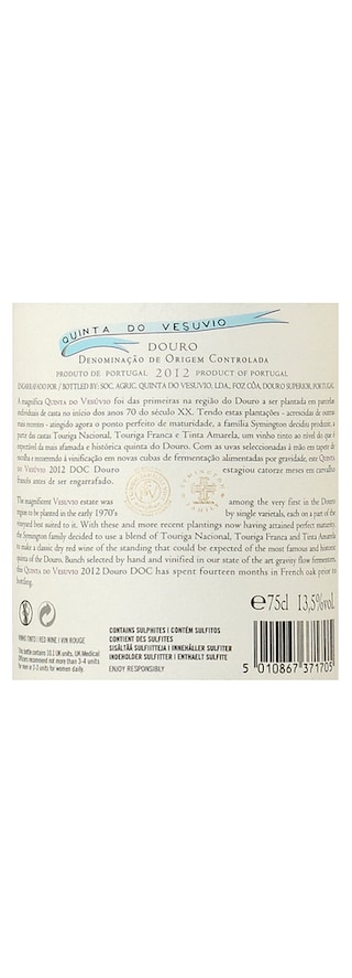 Portugal | Douro D.O.C. | Quinta Vesuvio 12 Rouge 