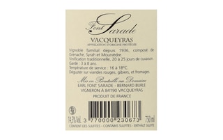 France - Frankrijk | Rhône - Vacqueyras | Fontsarade 2017 