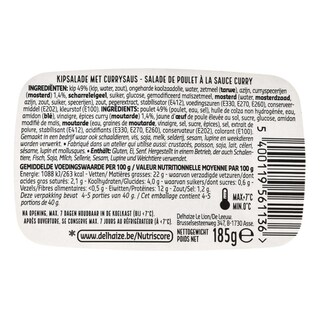 Delhaize | Salade | Kip | Kerriesaus 185 gr