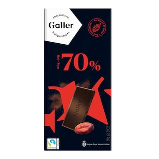 Galler | Chocolat | Tablette | Noir | 70% intense | FT 