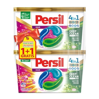 Persil | Wasmiddel | Discs | Couleurs | 1+1 