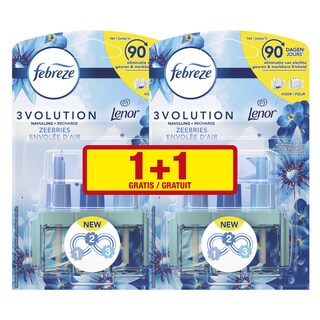 Febreze | 3Volution | Navulling | Lenor Ocean | 2x20ml | Promopack 1+1 