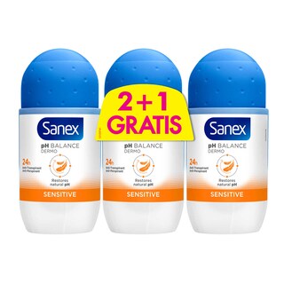 Sanex | Deoroll | Sensitive | 2+1 