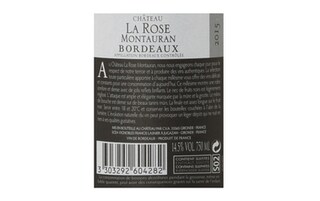 France - Frankrijk | Bordeaux - Bordeaux AC | Château La Rose Montauran 2015 