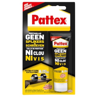 Pattex | Montagelijm | Geen spijkers of schroeven 