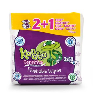 Pampers | Kandoo | Lingettes | Bébé | Humide | Sensitive | 2+1 gratuit 