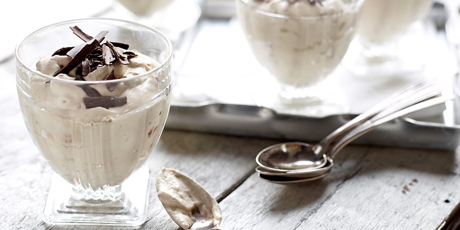 Snel gemaakte cappuccinoroom