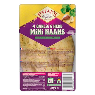 Patak's | Naan | Look-Koriander | Mini 