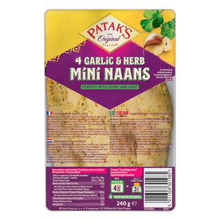 Patak's | Naan | Ail-Coriandre | Mini 188 gr