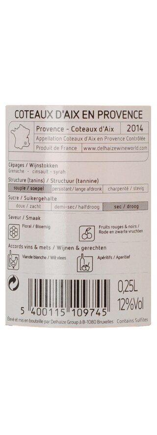 France - Frankrijk | Provence | Côteaux d'Aix-en-Provence Rosé 