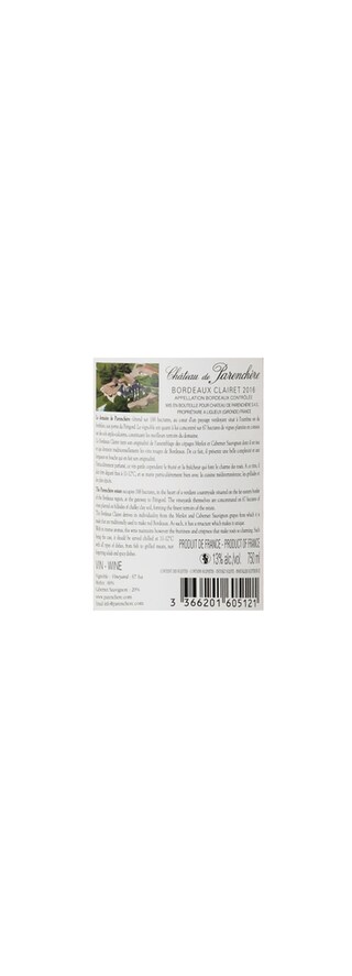 France - Frankrijk | Bordeaux - Bordeaux AC | Château de Parenchère Clairet 2016 