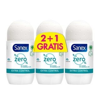 Sanex | Deoroll | 0% extra control | 2+1 