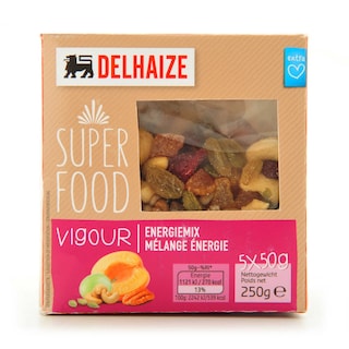 Delhaize | Mélange Energie|Mix de Noix,de Fruits Secs,de Baies et de Graines 