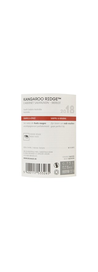 Australie - Australië | South Eastern | Kangaroo cabernet merlot r 18 