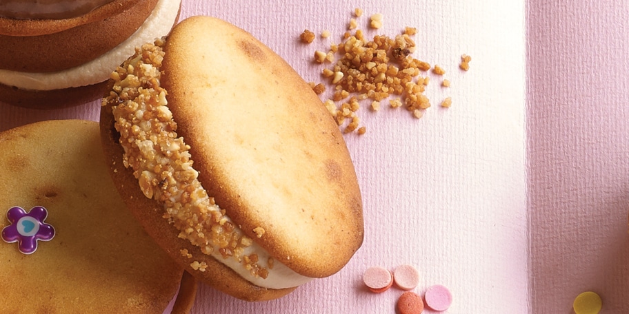 Whoopies met speculaascrème