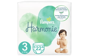 Pampers, Harmonie, Langes, Pure, Protecten, Taille 3, 22pcs, 22 pc