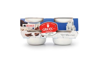 Delhaize | Yaourt|A la grecque|Entier|Stracciatella 