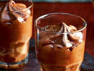 Chocolademousse met rokerige whisky