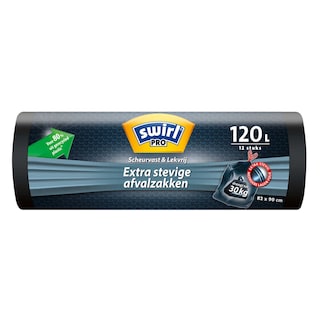 Swirl | Sacs Poubelles | Ultra Resistant | 120 L 