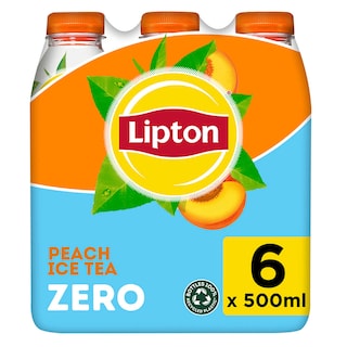Lipton | Ice Tea | Niet Bruisende | Suikervrije | Perzik 