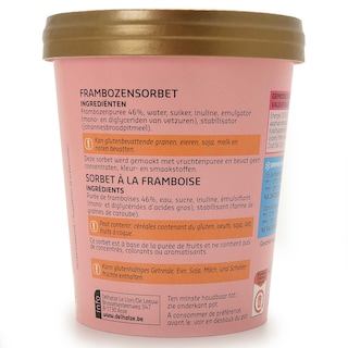 Delhaize | Sorbet | Framboos 